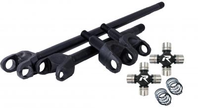 Discovery Series JK Dana 44 4340 Chromoly HD Front Axle Kit, Larger 1350 Style HD Chromoly U-Joints, - Offroad Outfitters