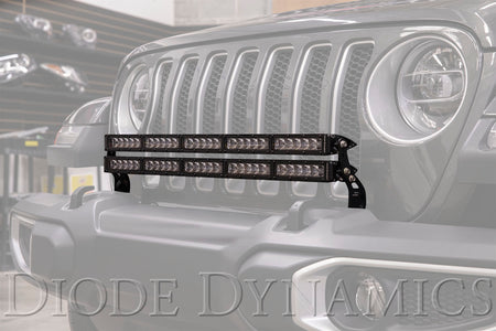 SS30 Bumper Bracket Kit for 2018-2021 Jeep JL Wrangler/Gladiator, White Combo Single