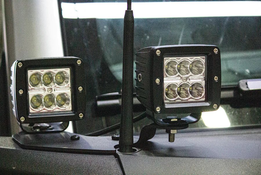 Fishbone Offroad 2022-Current Ford Bronco Cowl Pod Light Bracket Set FB21350 - Offroad Outfitters