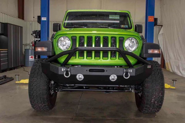 Fishbone Offroad 2018 - Current Jeep Wrangler JL & 2020 - JT Mid-Width Front Winch Bumper - Offroad Outfitters