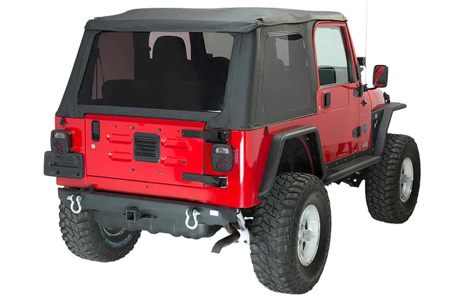 Fishbone Offroad 1987-2006 Jeep Wrangler YJ,TJ & LJ Rear Bumper with 2 Inch Receiver - Offroad Outfitters