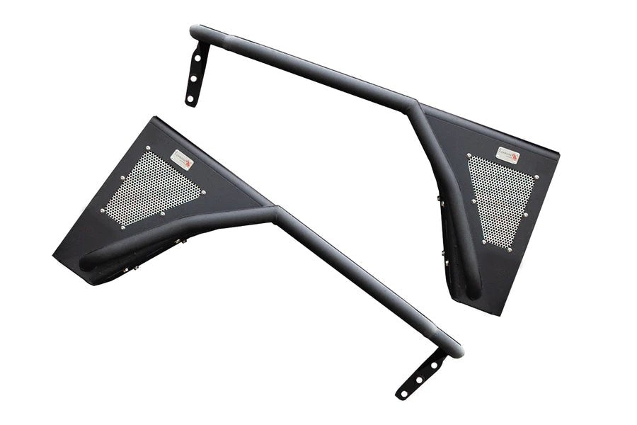 Fishbone Offroad 1997-2006 Jeep Wrangler TJ & LJ Front Tube Fenders with Hex-Mesh Panels - Offroad Outfitters
