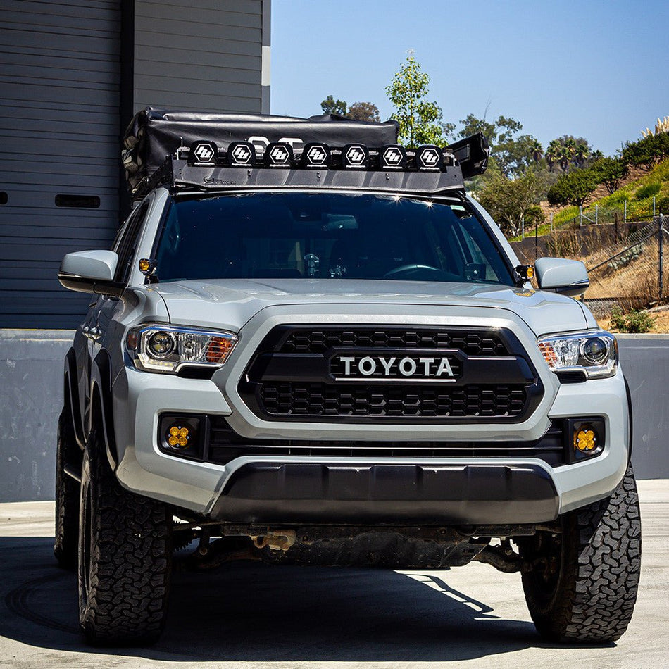 Baja Designs Toyota XL Linkable Roof Light Bar Kit For Prinsu/Sherpa Rack Tundra - Offroad Outfitters