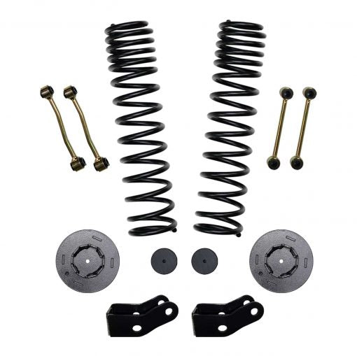 2.5 Inch Front Dual Rate Long Travel Coil Spring Lift Kit with Rear Metal Coil Spring Spacers and Shock Extensions 2020-2022 Jeep Gladiator JT Non-Rubicon Skyjacker