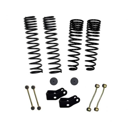 2.5 Inch Dual Rate Long Travel Coil Spring Lift Kit with Shock Extensions 2020-2022 Jeep Gladiator JT Non-Rubicon Skyjacker