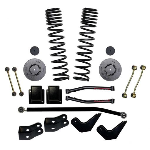 3.5 Inch Front Dual Rate Long Travel Coil Spring Lift Kit with Rear Metal Coil Spring Spacers and Shock Extensions 2020-2022 Jeep Gladiator JT Rubicon Skyjacker