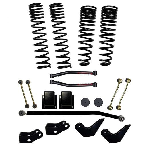 3.5 Inch Dual Rate Long Travel Coil Spring Lift Kit with Shock Extensions 2020-2022 Jeep Gladiator JT Non-Rubicon Skyjacker