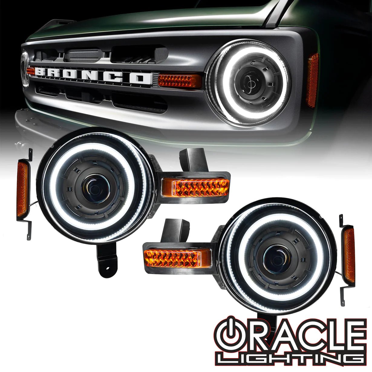 ORACLE LIGHTING OCULUS™ BI-LED PROJECTOR HEADLIGHTS FOR 2021+ FORD BRONCO - Offroad Outfitters