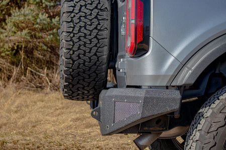 Fishbone Offroad 2022-Current Ford Bronco Steelhead Rear Bumper FB22360 - Offroad Outfitters