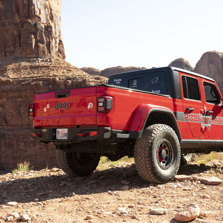Gladiator Full Rear Bumper For 20-Pres Jeep Gladiator No Tire Carrier Rigid Series Rock Slide Engineering